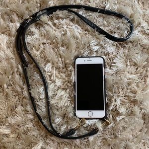 Black Leather Bandolier Case